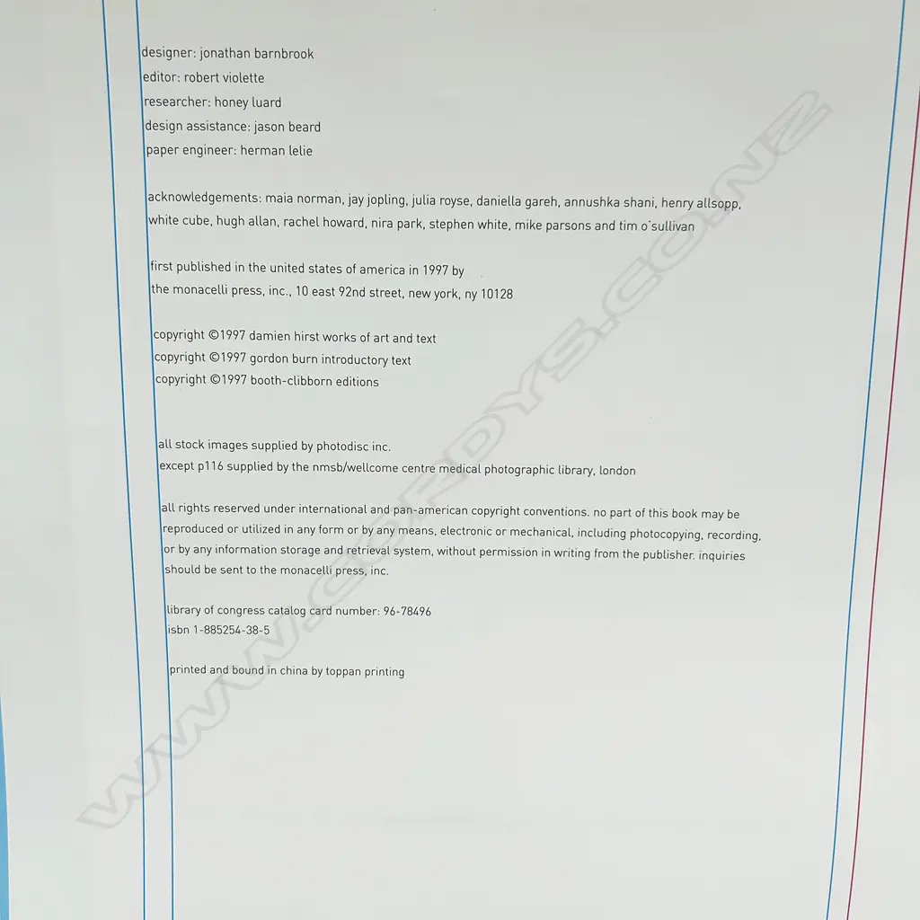 DAMIEN HIRST: I WANT TO SPEND THE REST OF MY LIFE EVERYWHERE Image 1++